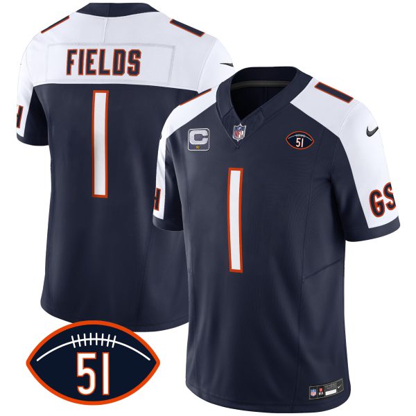 Men's Bears Dick Butkus Patch GSH Vapor Jersey - All Stitched - Image 2