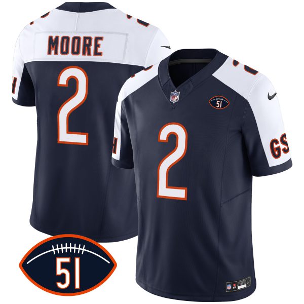 Men's Bears Dick Butkus Patch GSH Vapor Jersey - All Stitched - Image 4