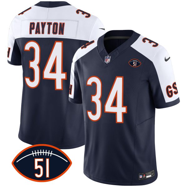Men's Bears Dick Butkus Patch GSH Vapor Jersey - All Stitched - Image 5