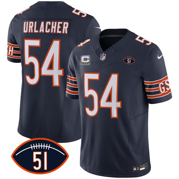 Men's Bears Dick Butkus Patch GSH Vapor Jersey - All Stitched - Image 9