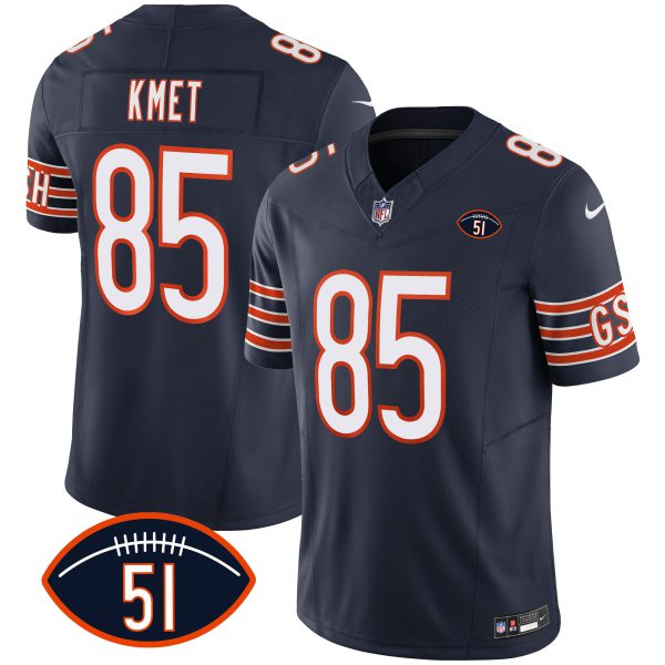 Men's Bears Dick Butkus Patch GSH Vapor Jersey - All Stitched - Image 12