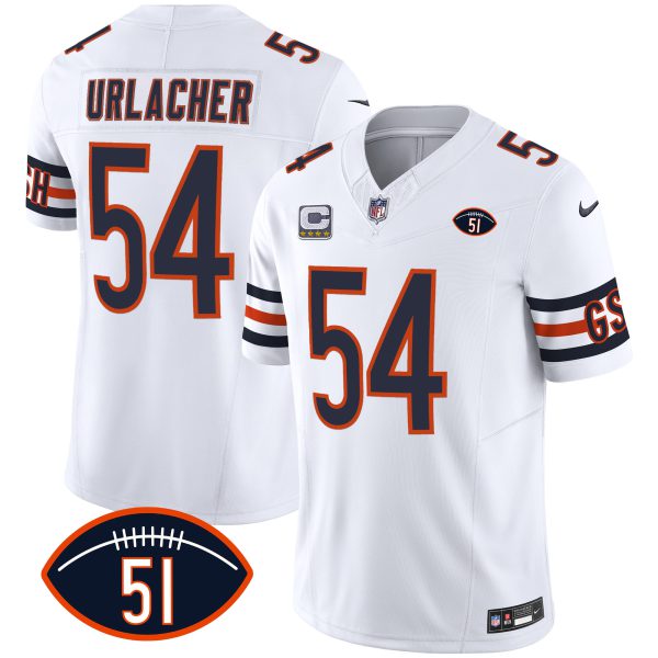 Men's Bears Dick Butkus Patch GSH Vapor Jersey - All Stitched - Image 15