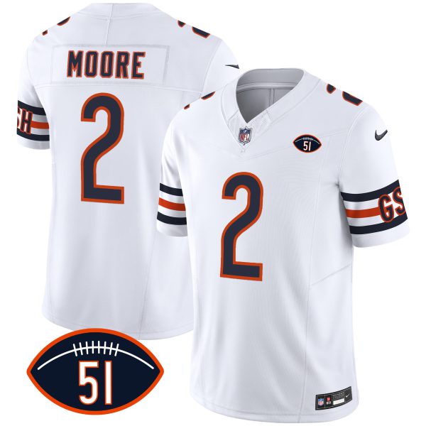 Men's Bears Dick Butkus Patch GSH Vapor Jersey - All Stitched - Image 16