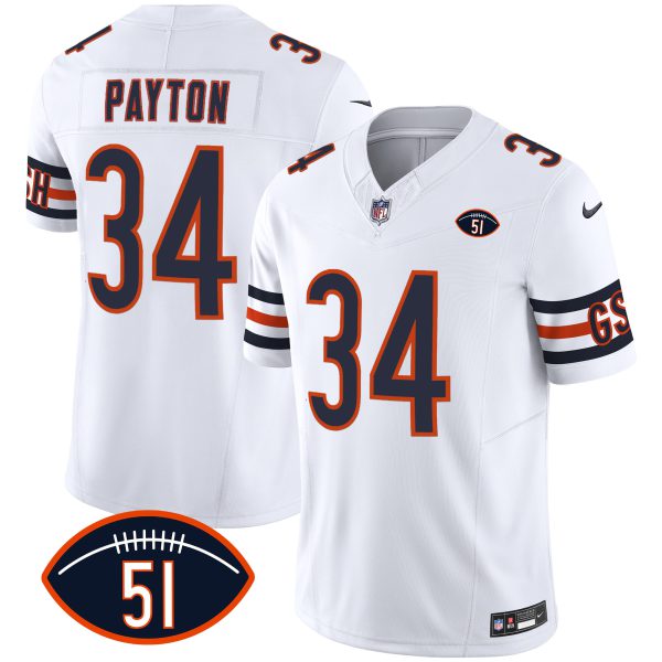 Men's Bears Dick Butkus Patch GSH Vapor Jersey - All Stitched - Image 17