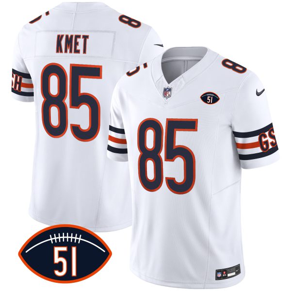 Men's Bears Dick Butkus Patch GSH Vapor Jersey - All Stitched - Image 18