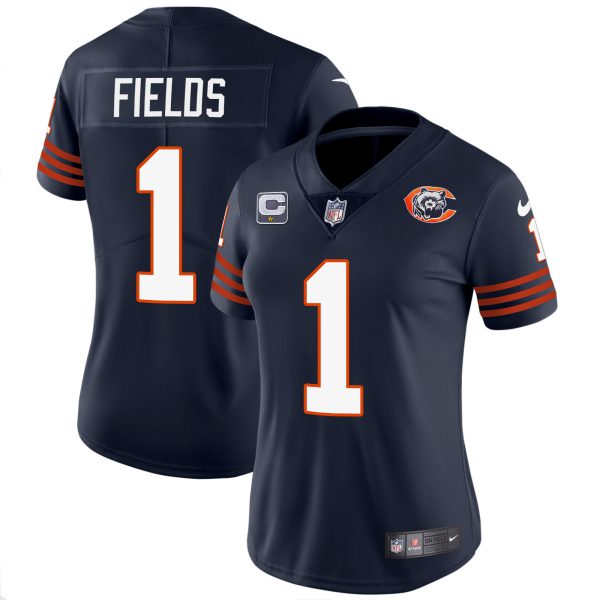 Women's Bears Throwback Vapor Jersey - All Stitched - Image 7