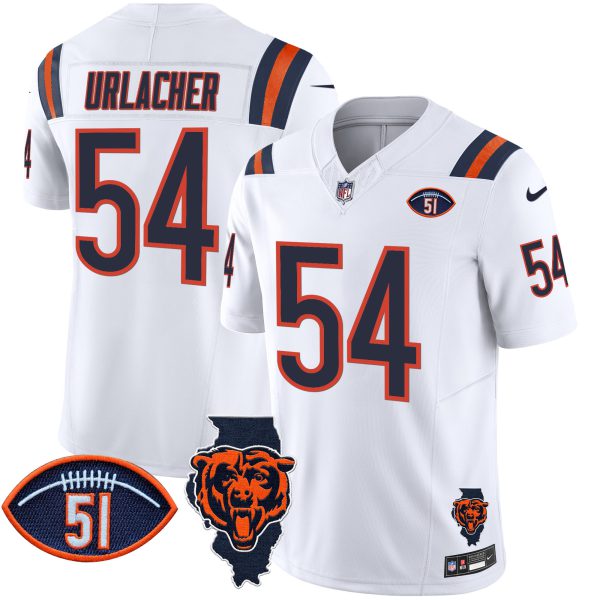 Men's Bears Illinois Patch Vapor Limited Jersey V2 - All Stitched - Image 11