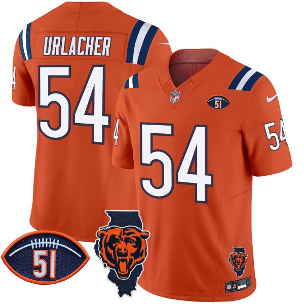 Men's Bears Illinois Patch Vapor Limited Jersey V2 - All Stitched - Image 18