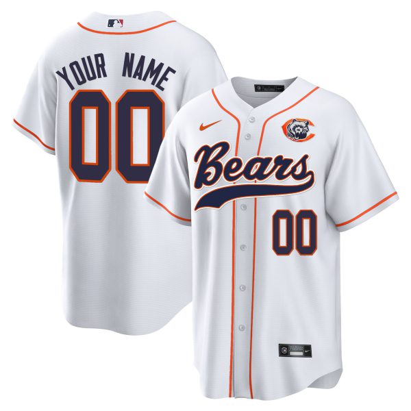 Bears Throwback Baseball Custom Jersey - All Stitched - Image 3