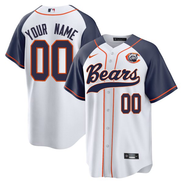 Bears Throwback Baseball Custom Jersey - All Stitched - Image 5