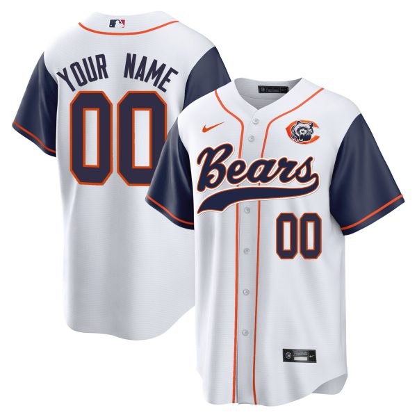 Bears Throwback Baseball Custom Jersey - All Stitched - Image 6