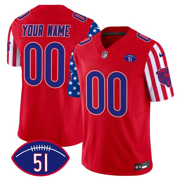 Bears American Style Vapor Limited Custom Jersey - All Stitched - Image 2