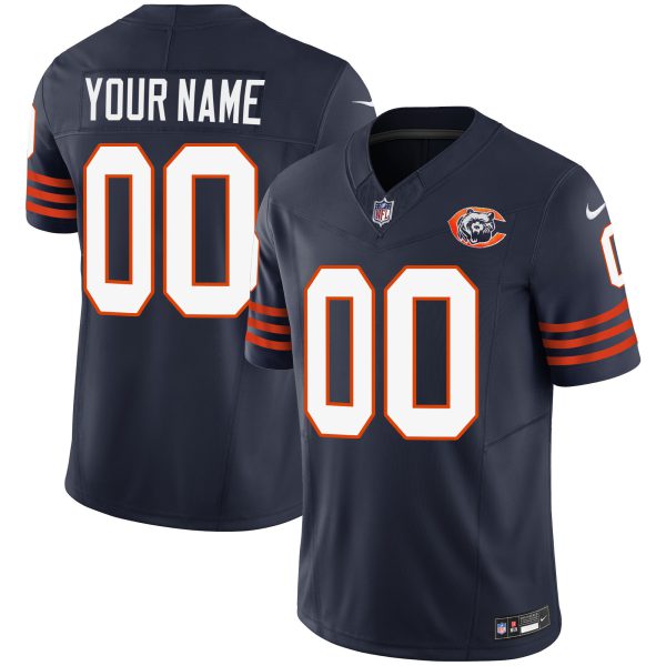 Bears Throwback Vapor Custom Jersey - All Stitched - Image 2