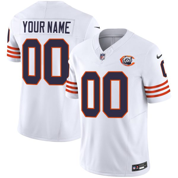 Bears Throwback Vapor Custom Jersey - All Stitched - Image 3