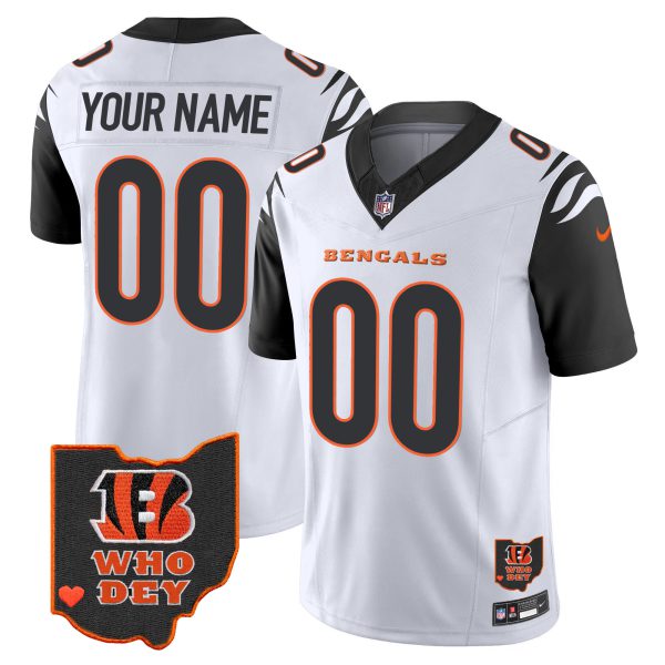 Bengals Ohio Patch Vapor Limited Custom Jersey V2 - All Stitched - Image 5