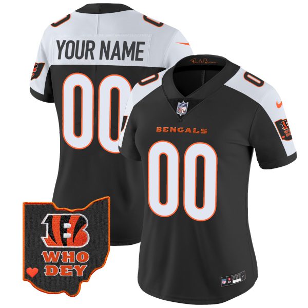 Bengals Ohio Patch Vapor Limited Custom Jersey V2 - All Stitched - Image 6