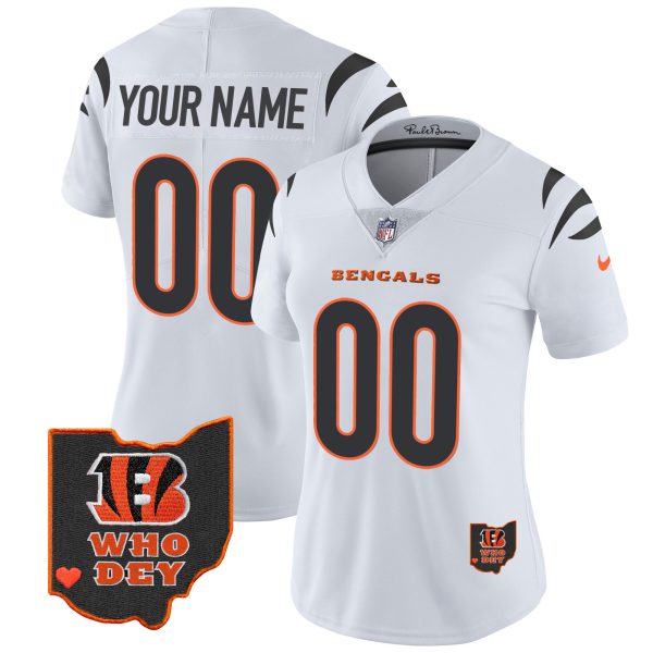 Bengals Ohio Patch Vapor Limited Custom Jersey V2 - All Stitched - Image 7