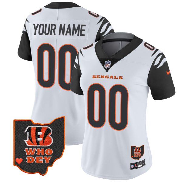 Bengals Ohio Patch Vapor Limited Custom Jersey V2 - All Stitched - Image 10