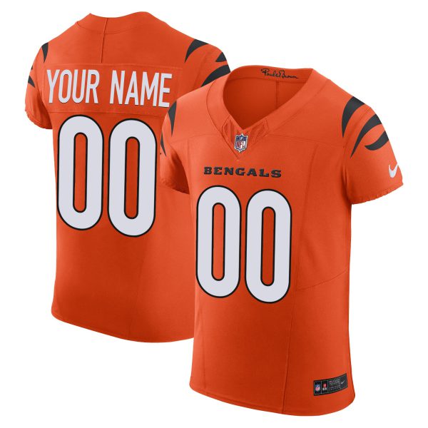 Bengals Vapor Elite Custom Jersey - All Stitched - Image 2