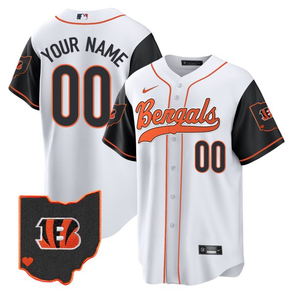 Bengals Ohio Patch Baseball Custom Jersey - All Stitched - Image 5