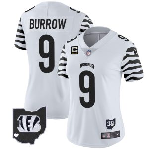 Women's Bengals Stripes Vapor Limited Jersey - All Stitched