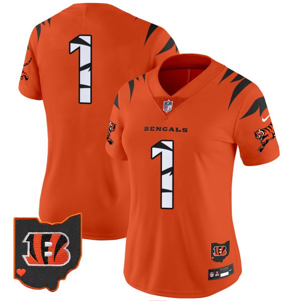 Women's Bengals Special Vapor Limited Jersey - All Stitched - Image 28