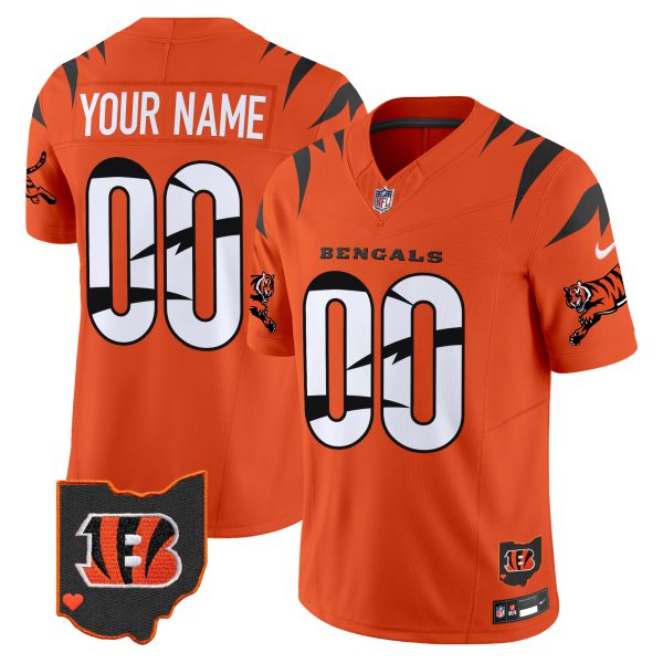 Bengals Special Vapor Limited Custom Jersey - All Stitched - Image 4