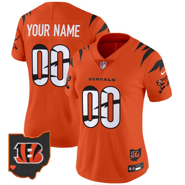 Bengals Special Vapor Limited Custom Jersey - All Stitched - Image 8