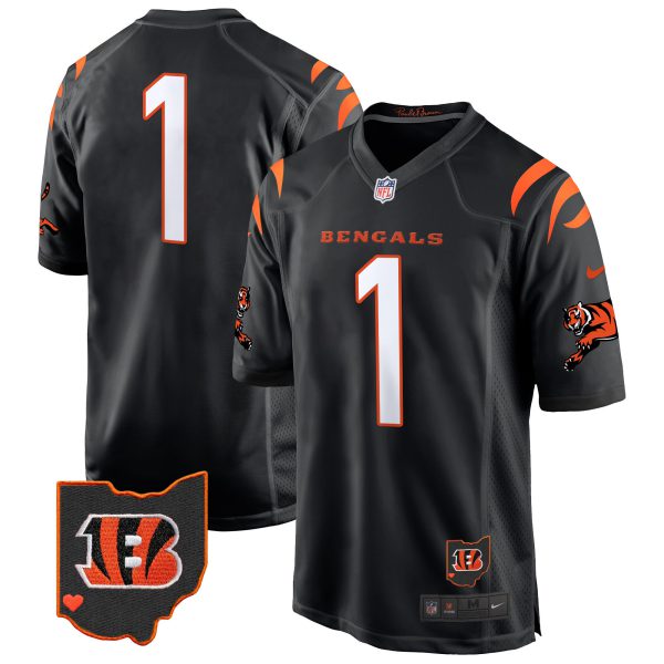 Men's Cincinnati Bengals 2024 Game Jersey - All Stitched - Image 21