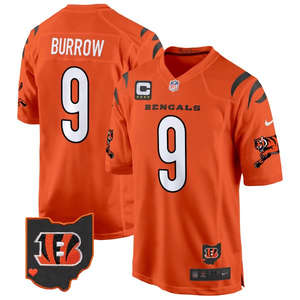Men's Cincinnati Bengals 2024 Game Jersey - All Stitched - Image 22
