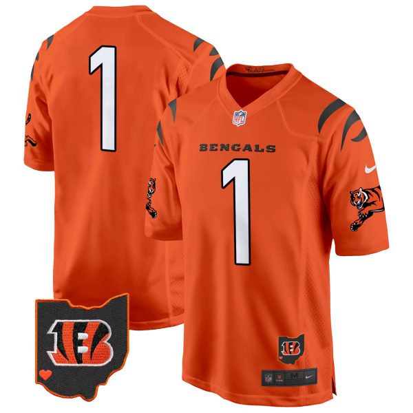 Men's Cincinnati Bengals 2024 Game Jersey - All Stitched - Image 28