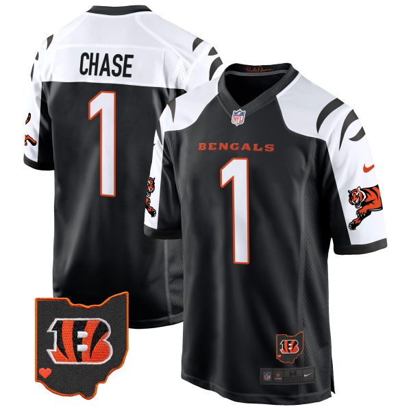 Men's Cincinnati Bengals 2024 Game Jersey - All Stitched - Image 30