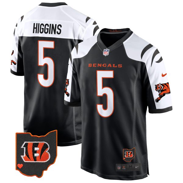 Men's Cincinnati Bengals 2024 Game Jersey - All Stitched - Image 33