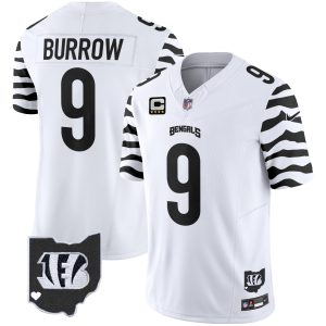 Men's Bengals Stripes Vapor Limited Jersey - All Stitched