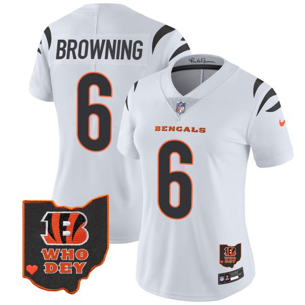 Women's Bengals Ohio Patch Vapor Limited Jersey V2 - All Stitched - Image 13