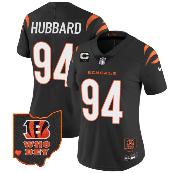 Women's Bengals Ohio Patch Vapor Limited Jersey V2 - All Stitched - Image 17
