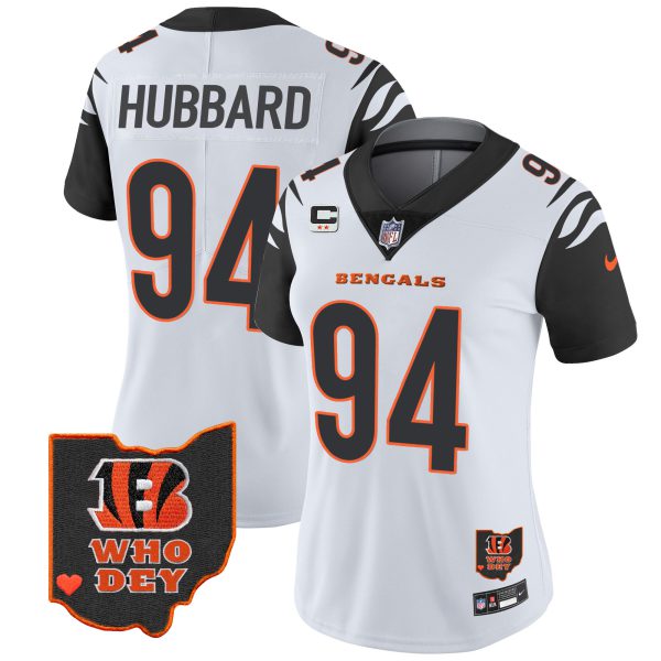 Women's Bengals Ohio Patch Vapor Limited Jersey V2 - All Stitched - Image 31