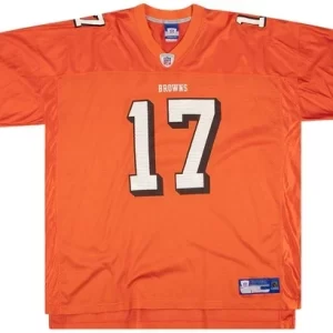 Cleveland Browns Braylon Edwards #17 Orange Jersey - All Stitched