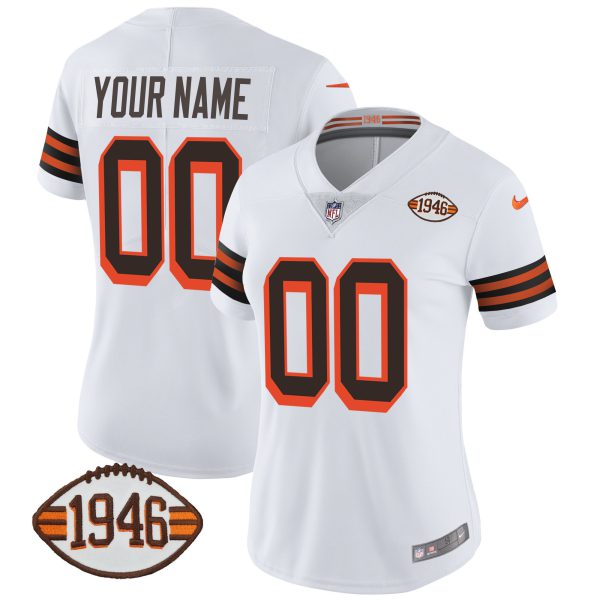 Browns 1946 75th Anniversary Patch Custom Jersey - All Stitched - Image 7