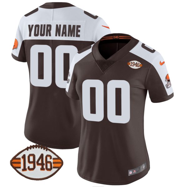 Browns 1946 75th Anniversary Patch Custom Jersey - All Stitched - Image 8