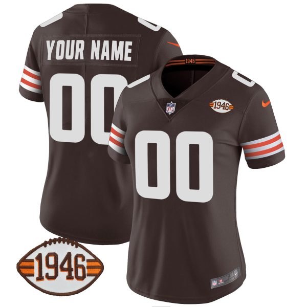 Browns 1946 75th Anniversary Patch Custom Jersey - All Stitched - Image 9