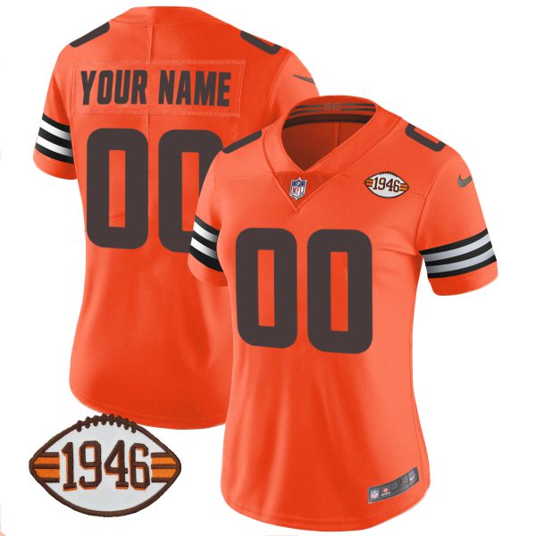 Browns 1946 75th Anniversary Patch Custom Jersey - All Stitched - Image 10