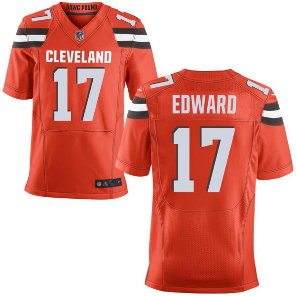 Men's Cleveland Browns Orange Jersey - All Stitched - Image 3