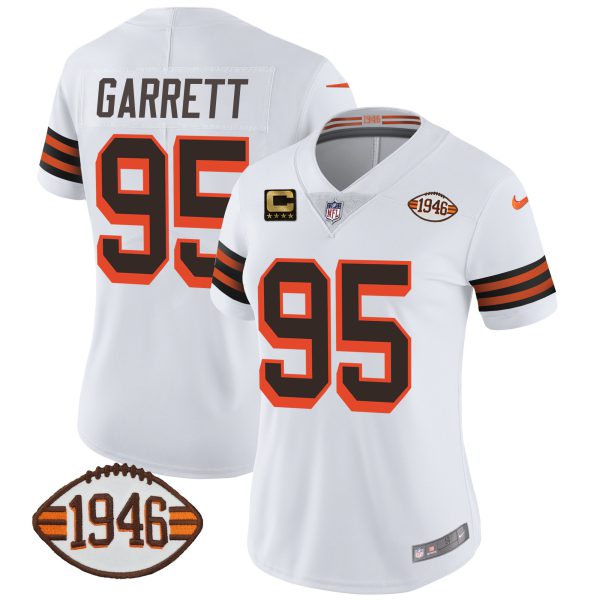 Women's Browns 1946 75th Anniversary Patch Jersey - All Stitched - Image 6