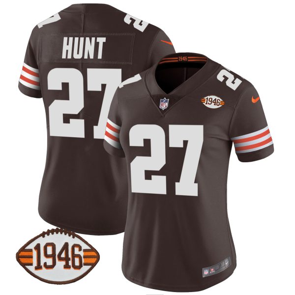 Women's Browns 1946 75th Anniversary Patch Jersey - All Stitched - Image 26