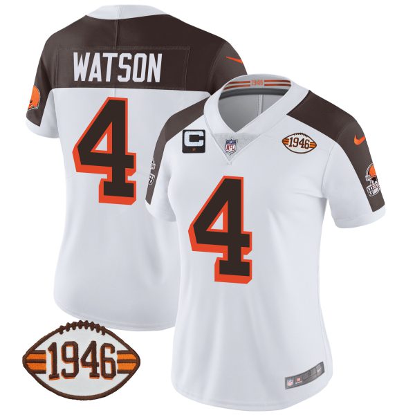 Women's Browns 1946 75th Anniversary Patch Jersey - All Stitched - Image 39