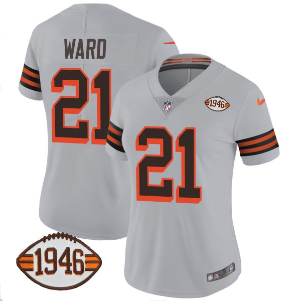 Women's Browns 1946 75th Anniversary Patch Jersey - All Stitched - Image 52