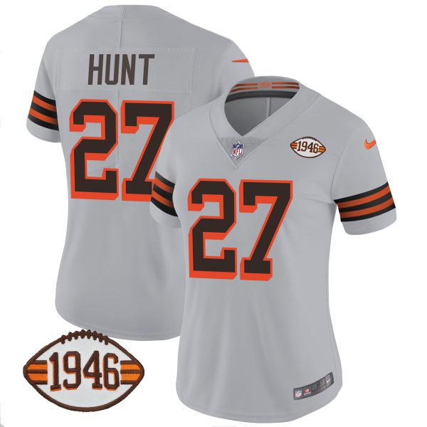Women's Browns 1946 75th Anniversary Patch Jersey - All Stitched - Image 53