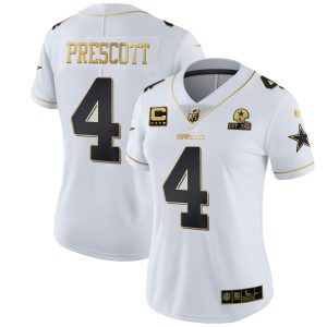 Women's Cowboys Black Gold & White Gold - All Stitched