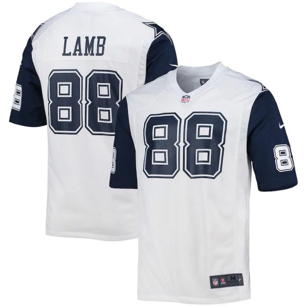 CeeDee Lamb Cowboys Game Team - All Stitched - Image 2